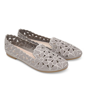 Balerinki damskie Skotnicki P-3-0568A Szare