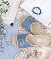 Kapcie damskie Natural Style NS-096 Niebieskie