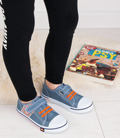 Trampki dziecięce Underline 17C1808 Niebieskie