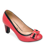 Czółenka damskie Laura Messi 1104 Czerwone