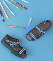 Sandałki dziecięce Befado 969X127 Szare