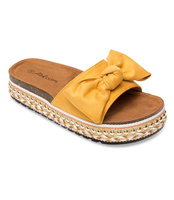 Klapki damskie Abloom SY679 Żółte