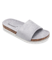 Klapki damskie Pinkai W005 Szare