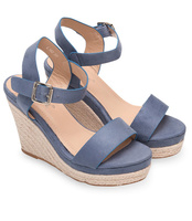 Sandały damskie Bestelle L162 Niebieskie