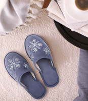 Kapcie damskie Natural Style NS-086 Szare