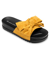 Klapki damskie Laura Mode SYT-04 Żółte