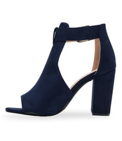 Sandałki damskie Laura Mode QL-97 Granatowe