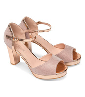 Sandałki damskie Laura Mode WXL002 Szampańskie