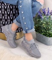 Buty sportowe damskie N/M 88-53 Szare