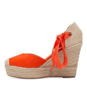 Sandałki damskie Belle Women 4398 Pomarańczowe