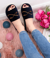 Kapcie damskie Natural Style NS-044 Granatowe