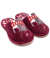 Kapcie damskie Natural Style NS-225 Bordowe