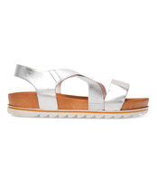 Sandałki damskie Bello Star WS19 Srebrne