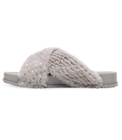 Klapki damskie Ideal Shoes L-2756 Szare