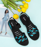 Sandałki damskie Super Mode 446 Niebieskie