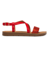 Sandałki damskie Skotnicki S-3-0005 Czerwone