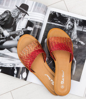 Klapki damskie Belle Women 4171 Czerwone