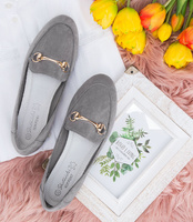 Mokasyny damskie Skotnicki P-3-0563 Szare