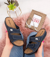 Klapki damskie Inblu OE-02 Granatowe