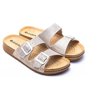 Klapki damskie Inblu UA-21 Platynowe