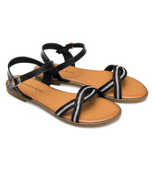 Sandałki damskie Laura Mode F-21 Czarne