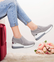 Buty sportowe damskie N/M HQ259 Szare