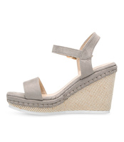 Sandałki damskie Ideal Shoes U-6292 Szare