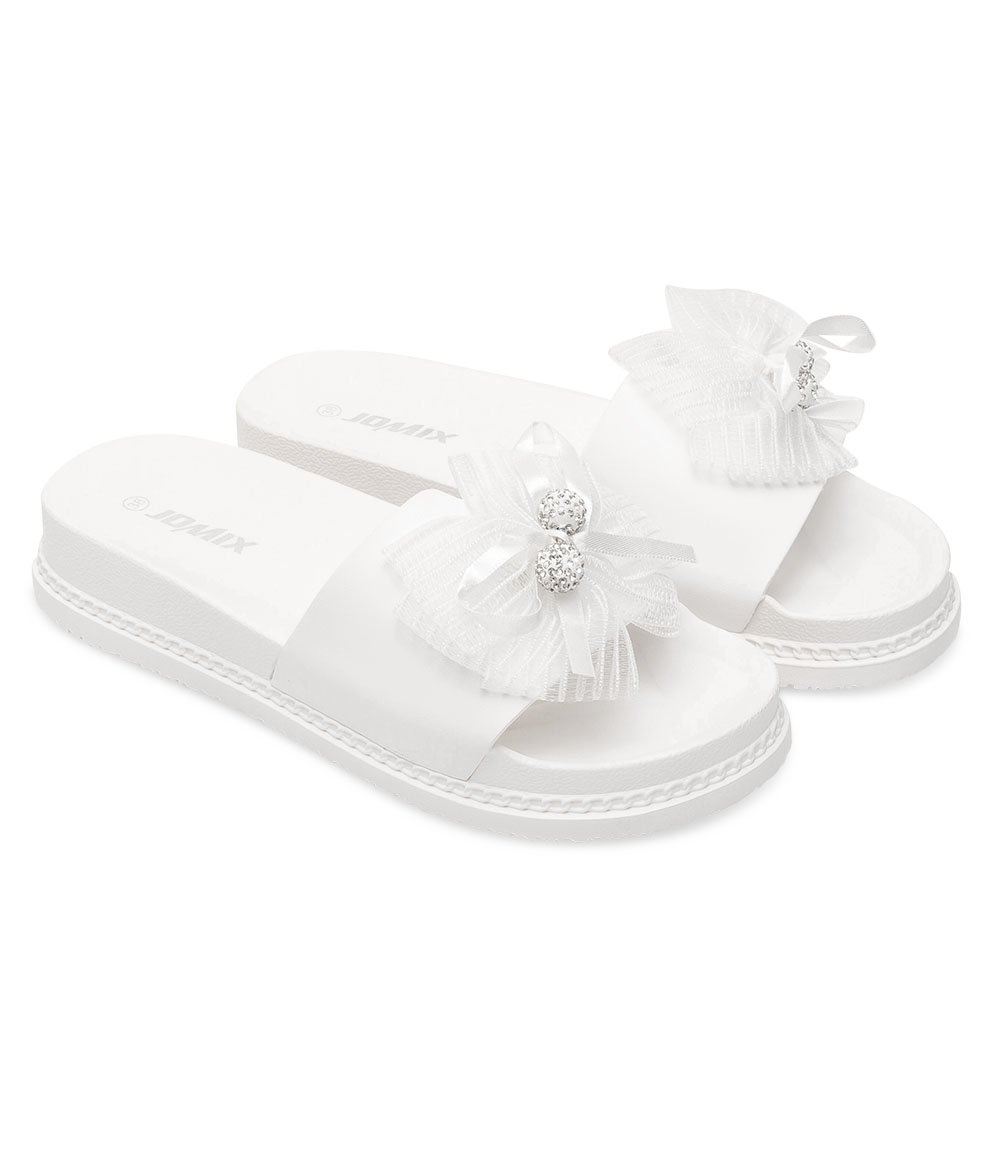 Klapki damskie Jomix D7639 Białe