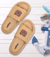 Klapki damskie basenowe Lano KL-3-0230-B Camelowe