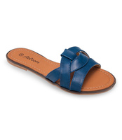 Klapki damskie Abloom LS-89092 Niebieskie