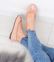 Balerinki damskie Abloom 9988-113 Różowe