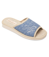 Kapcie damskie Natural Style NS-096 Niebieskie