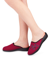 Kapcie damskie Befado 552D004 Bordowe