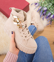 Trampki damskie Joalice YL-69 Beżowe