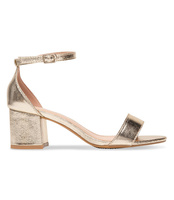 Sandałki damskie Laura Mode QL-159 Złote