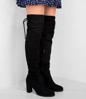 Kozaki damskie Abloom H292 Czarne