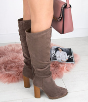 Kozaki damskie Sixth Sens F165 Khaki