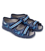 Sandałki dziecięce Befado 969Y159 Granatowe