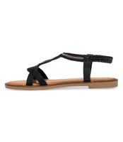 Sandałki damskie Laura Mode F-41 Czarne