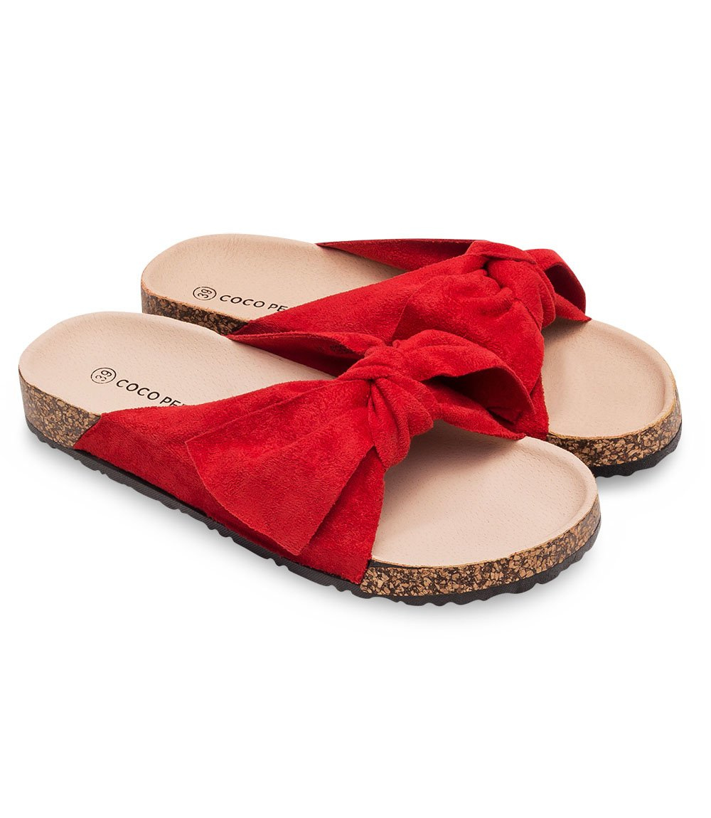 Klapki damskie Coco Perla 2553 Czerwone