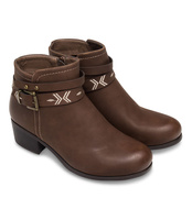 Botki damskie Nest B-3/A36 Brązowe