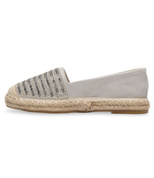 Espadryle damskie Ideal Shoes A-9259 Szare