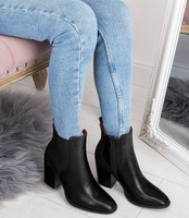 Botki damskie Sixth Sens C682 Czarne