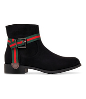 Botki damskie N/M 6119 Czarne