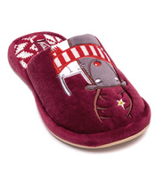 Kapcie damskie Natural Style NS-225 Bordowe