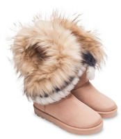 Śniegowce damskie Abloom BM-565 Beżowe