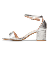 Sandałki damskie Laura Mode QL-159 Srebrne