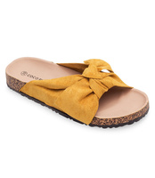 Klapki damskie Coco Perla 2553 Żółte