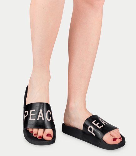 Klapki damskie Abloom WL169 Czarne