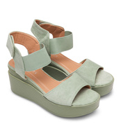 Sandałki damskie Shoesita BE-9011 Zielone